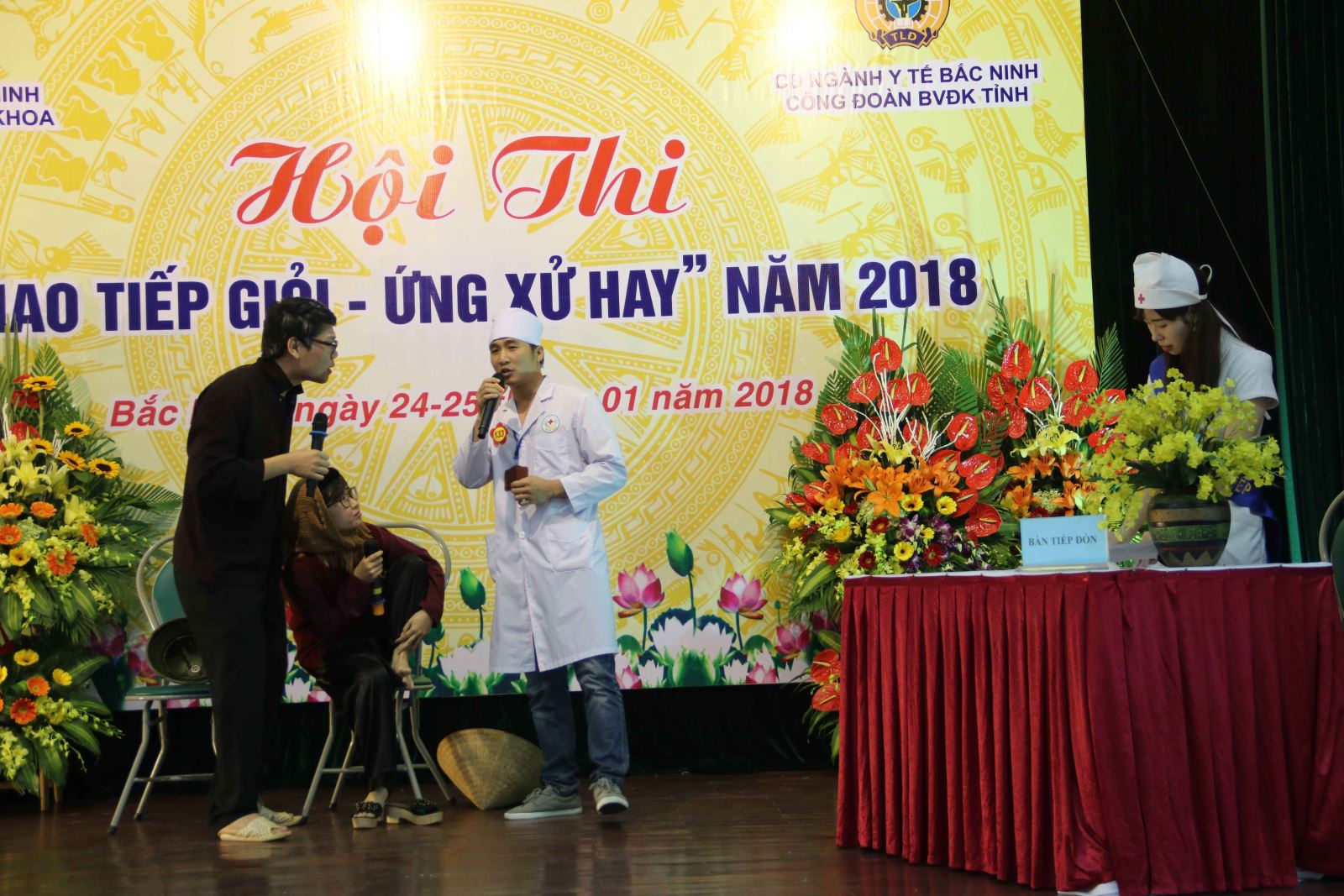Bệnh viện đa khoa tỉnh Bắc Ninh tổ chức hội thi “Giao tiếp giỏi - Ứng xử hay” năm 2018 Bệnh viện đa khoa tỉnh Bắc Ninh tổ chức hội thi “Giao tiếp giỏi - Ứng xử hay” năm 2018